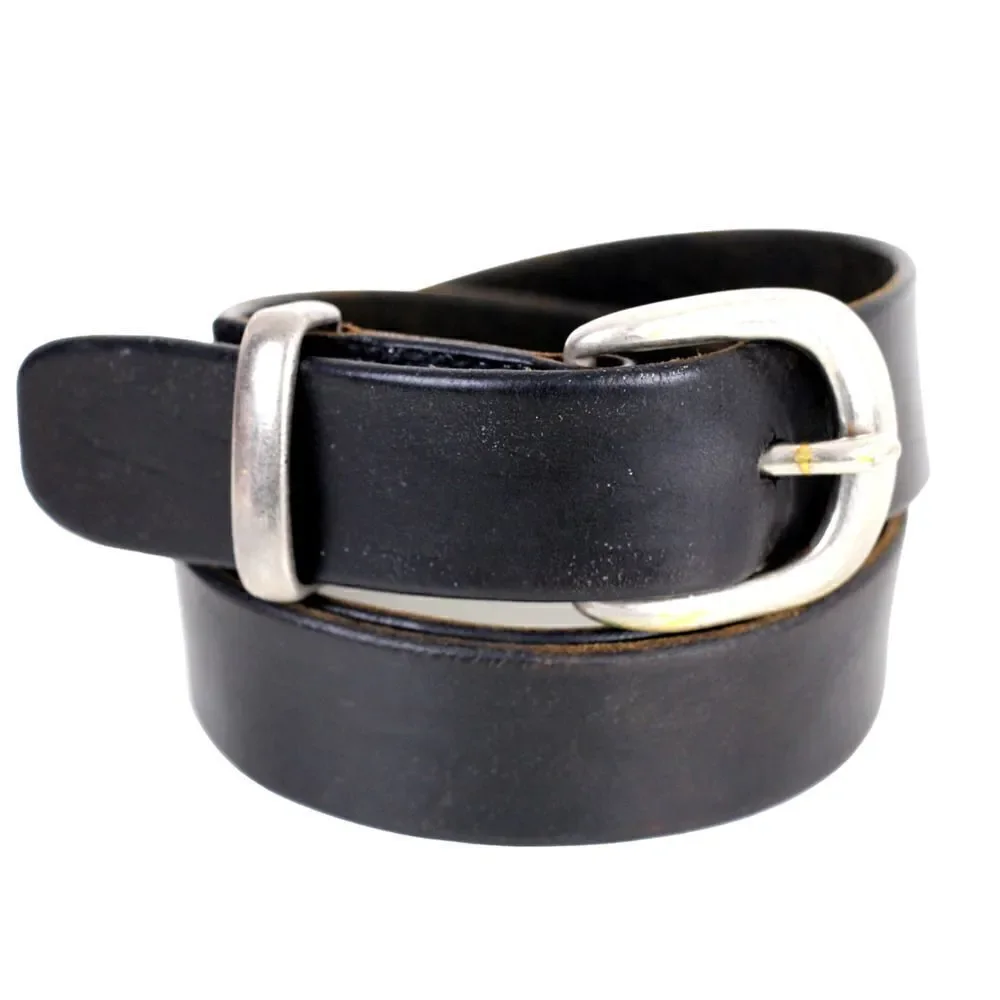 DARK BROWN GENUINE LEATHER 1.25